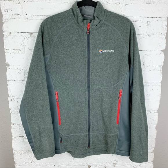 Montane Pulsar Front Zip Fleece Jacket Shadow Grey Small - Picture 5 of 14